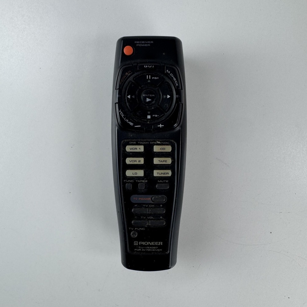 Pioneer CU-VSX097 AV Receiver Remote Control Black Wireless Unit Audio